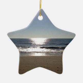 Beach sun ceramic tree decoration