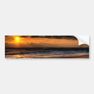 Beach Sunrise Bumper Sticker