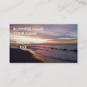 BEACH SUNRISE BUSINESS CARD