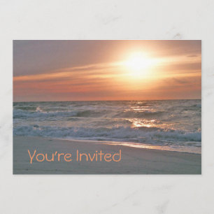 Beach Sunrise Invitation