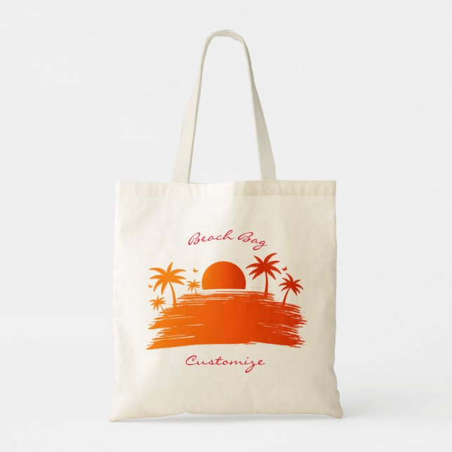 Beach Sunrise Sunset Thunder_Cove Tote Bag (Back)