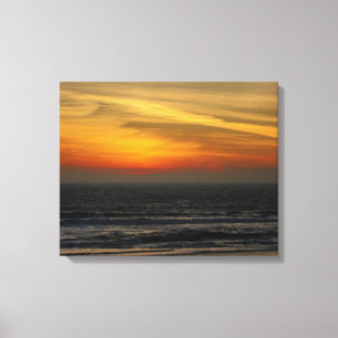 Beach Sunset Canvas Print