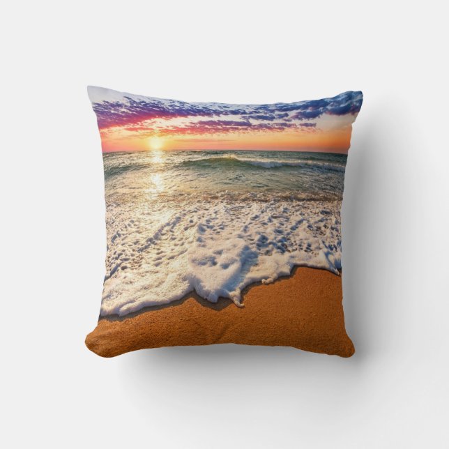 Beach Sunset Cushion (Front)