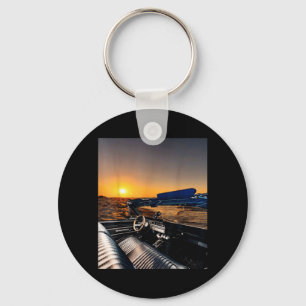 Beach Sunset Drive Key Ring