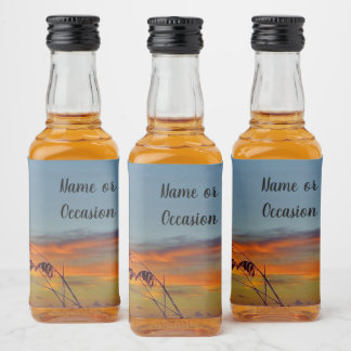 Beach Sunset Label