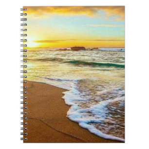 Beach Sunset  Notebook