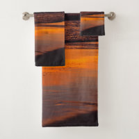 Beach Sunset Orange Yellow Tropical Dusk