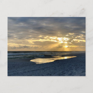 Beach Sunset Original Travel Photography  Postcard