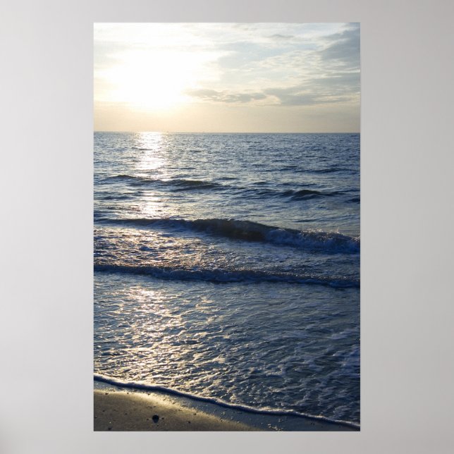 Beach Sunset Poster (Front)