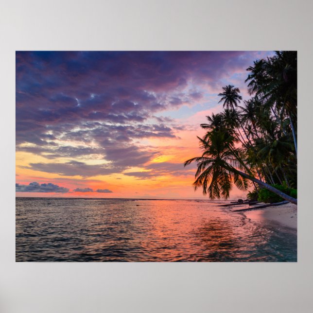 Beach Sunset posters (Front)