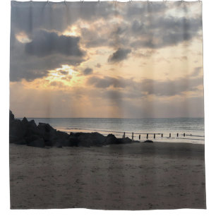 Beach Sunset Shower Curtain