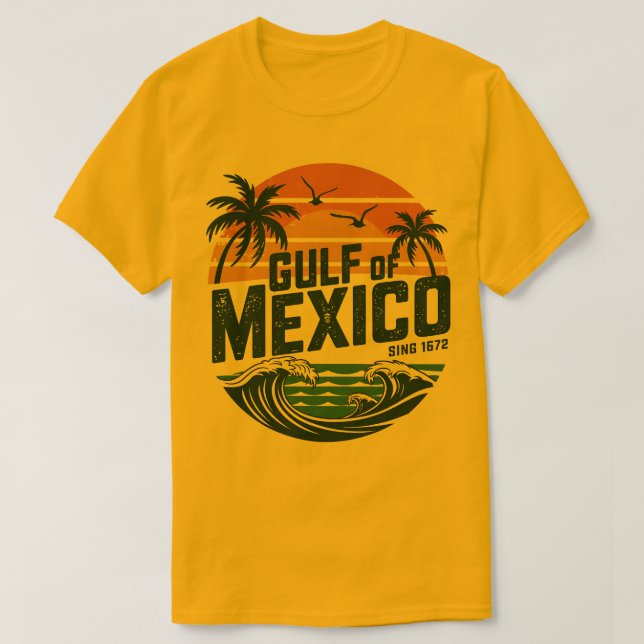 Beach Sunset Tee Gulf of Mexico T-shirt (Design Front)