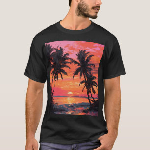 Beach sunset Tshirts 