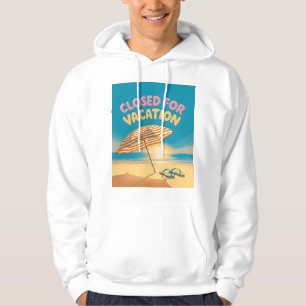 Beach Sunset Vacation Mode Graphic Hoodie