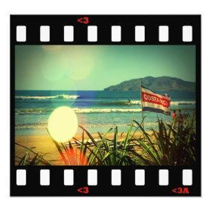 beach- surf costa rica photo print