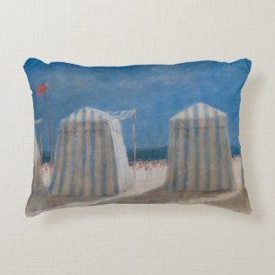 Beach Tents Brittany 2012 Decorative Cushion