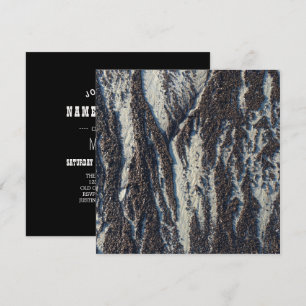 beach textures with seaweed invitation
