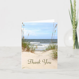 Beach Thank You Card
