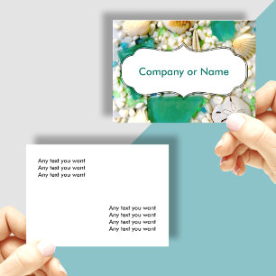 Beach Theme Coastal Business Cards