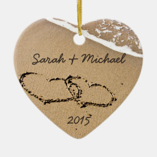 Beach Theme First Christmas Ornament