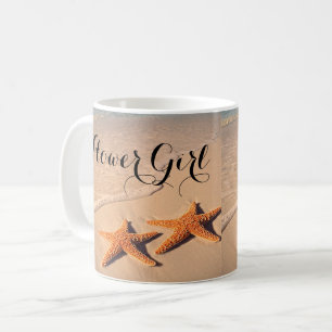 Beach Theme Flower Girl Gift Coffee mug, Cup