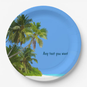Beach Theme Party Plates
