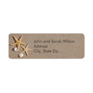Beach Theme Return Address Labels