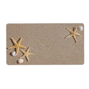 Beach Theme Shipping Labels