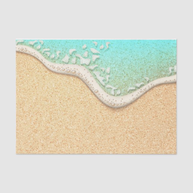 Beach Theme  Tissue Paper (Front)