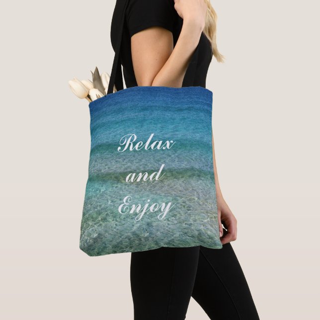Beach-theme Tote Bag (Close Up)