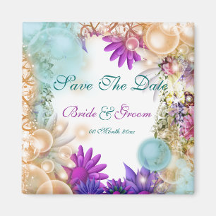 Beach theme tropical elegant party magnet