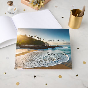 Beach Theme Wedding Guest Book