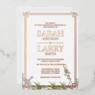 Beach themed and Rose Gold Traditional Wedding