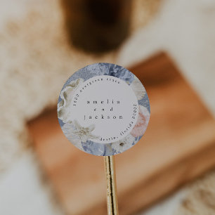 Beach Themed Envelope Address Seal