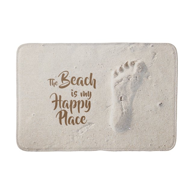 Beach Themed Home Decor - Bath Mat (Front)