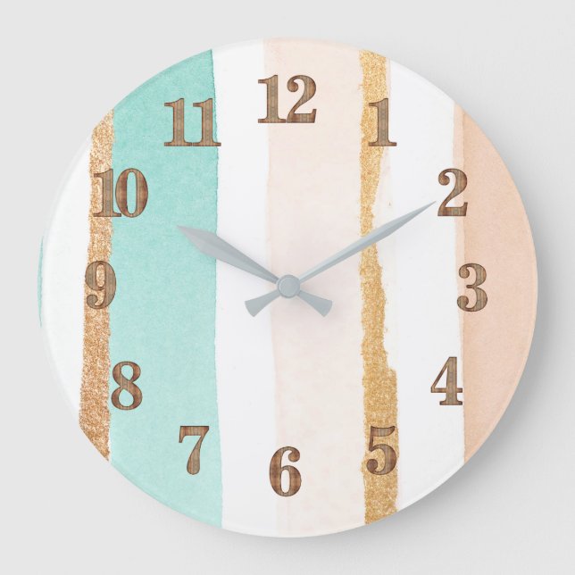 Beach Themed  Large Clock (Front)