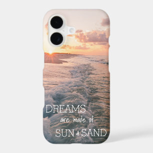 Beach Themed Phone Case with Ocean Background