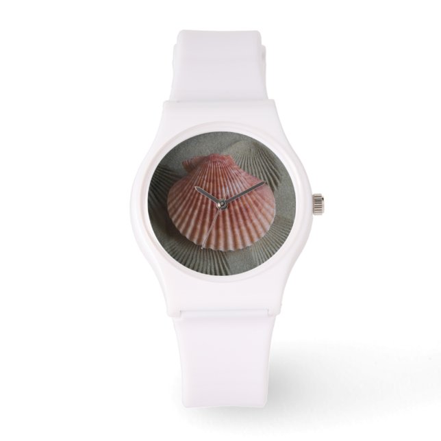 Beach Themed Seashell Watch (Front)
