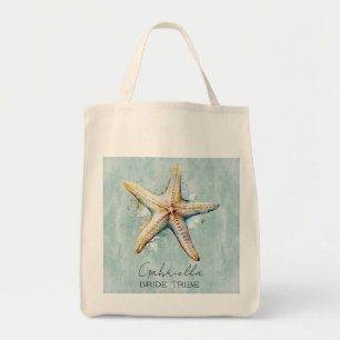 Beach Themed Wedding Party Tote Bag