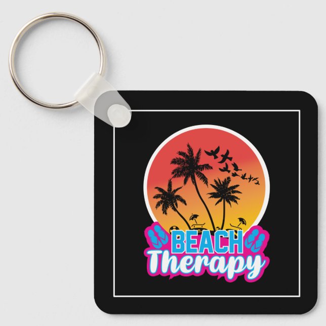 Beach Therapy-18920 Key Ring (Front)