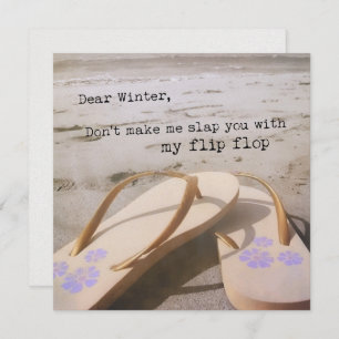 BEACH THERAPY 5.25 x 5.25 card