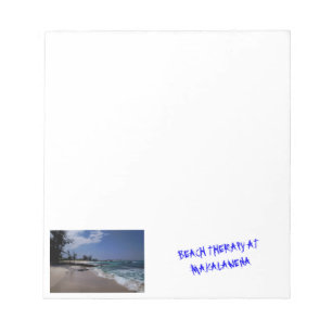 Beach Therapy at Makalawena Notepad