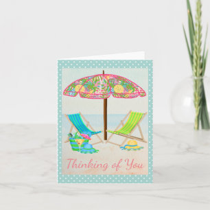 Beach Thinking of You Card