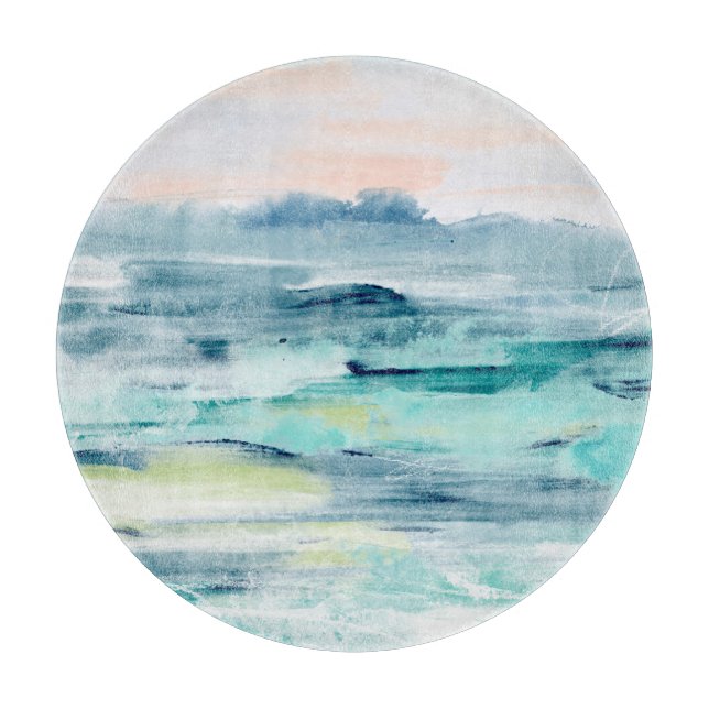 Beach Tides II Cutting Board (Front)