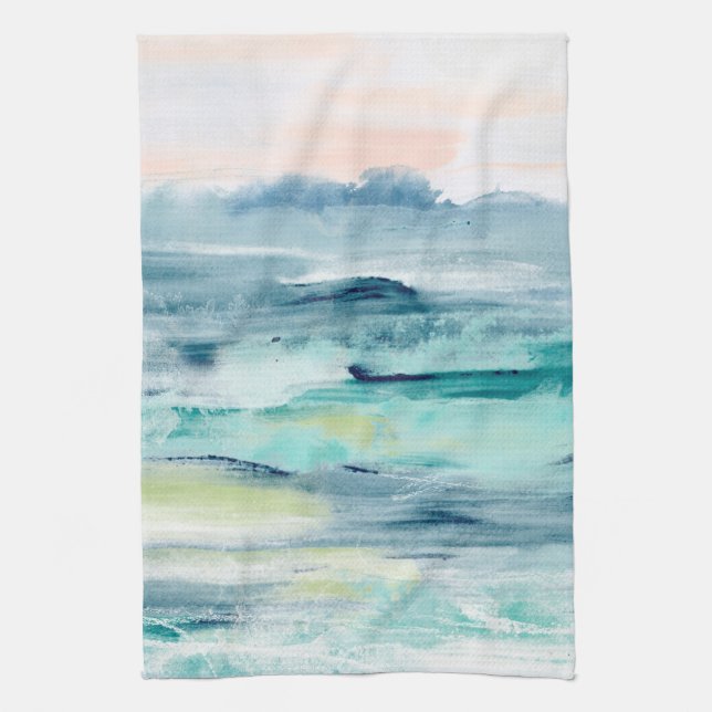 Beach Tides II Tea Towel (Vertical)