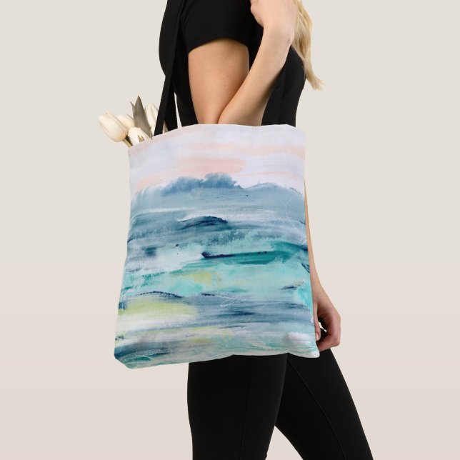 Beach Tides II Tote Bag (Close Up)