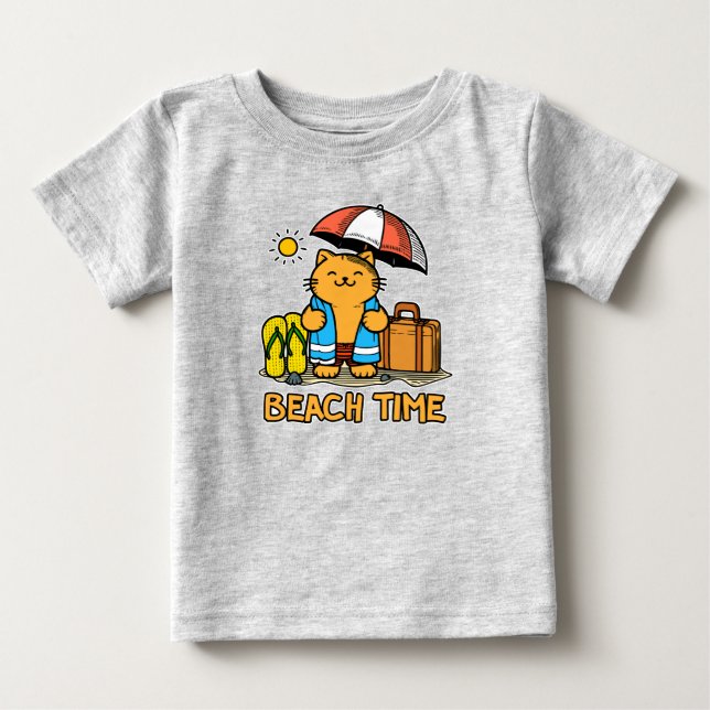 Beach Time 1 Baby T-Shirt (Front)