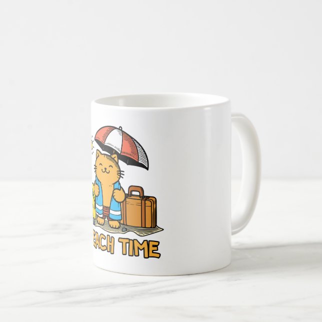 Beach Time 1 Coffee Mug (Front Right)