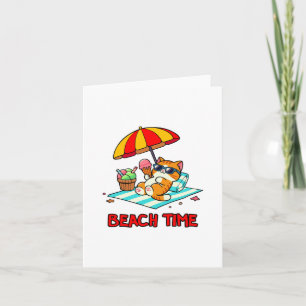 Beach Time 3 Thank You Card