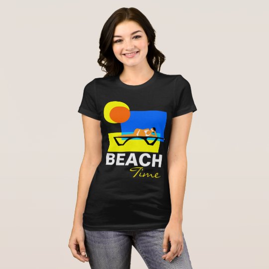 Beach Time funny customisable T-Shirt